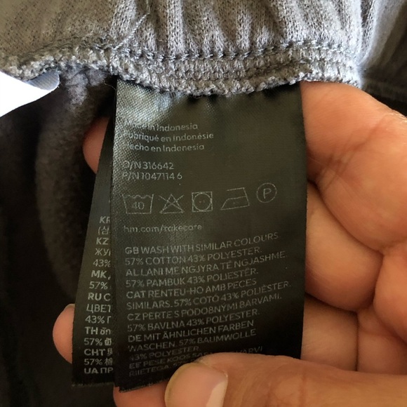DIVIDED H&M Dark Gray Joggers Cotton Medium - Picture 8 of 8